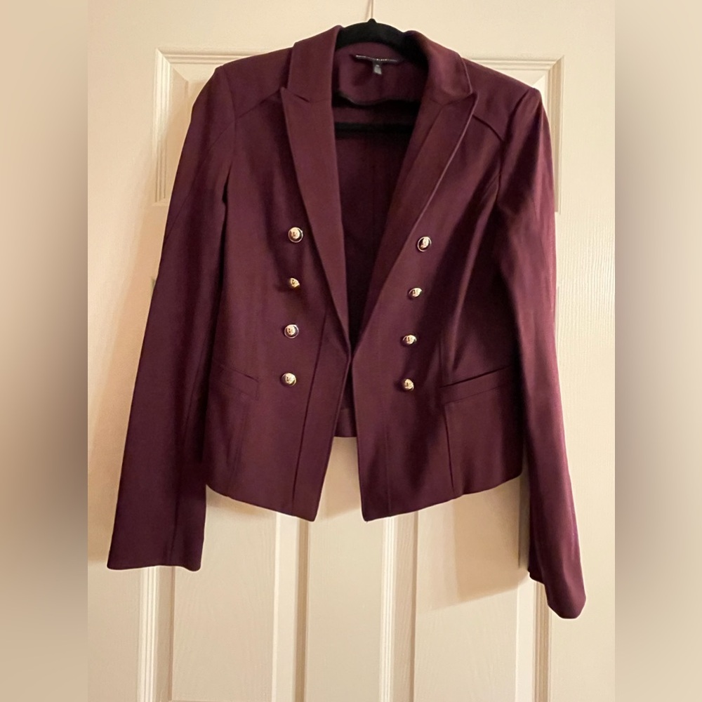 Whitehouse Black Market Ponte knit blazer